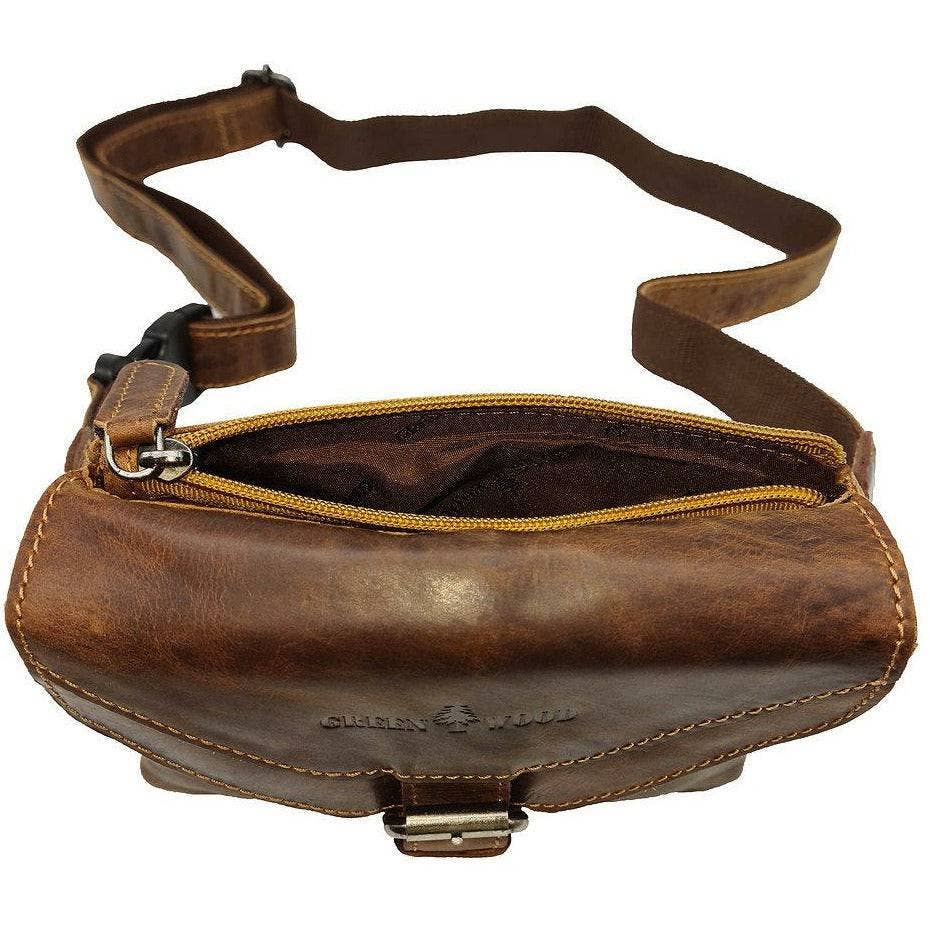 Leather Women Waist Pack Jax - Sandel