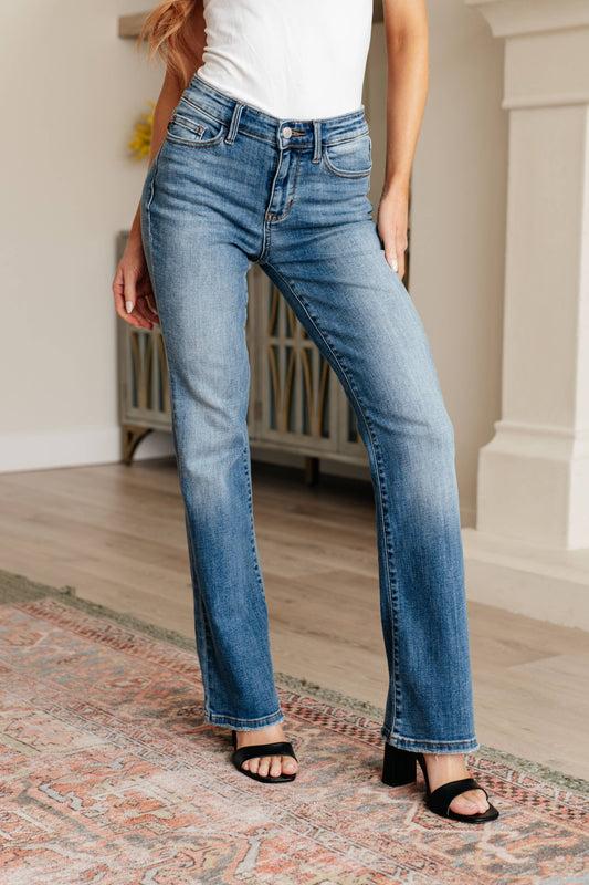 Judy Blue Mid Rise Vintage Bootcut Jeans