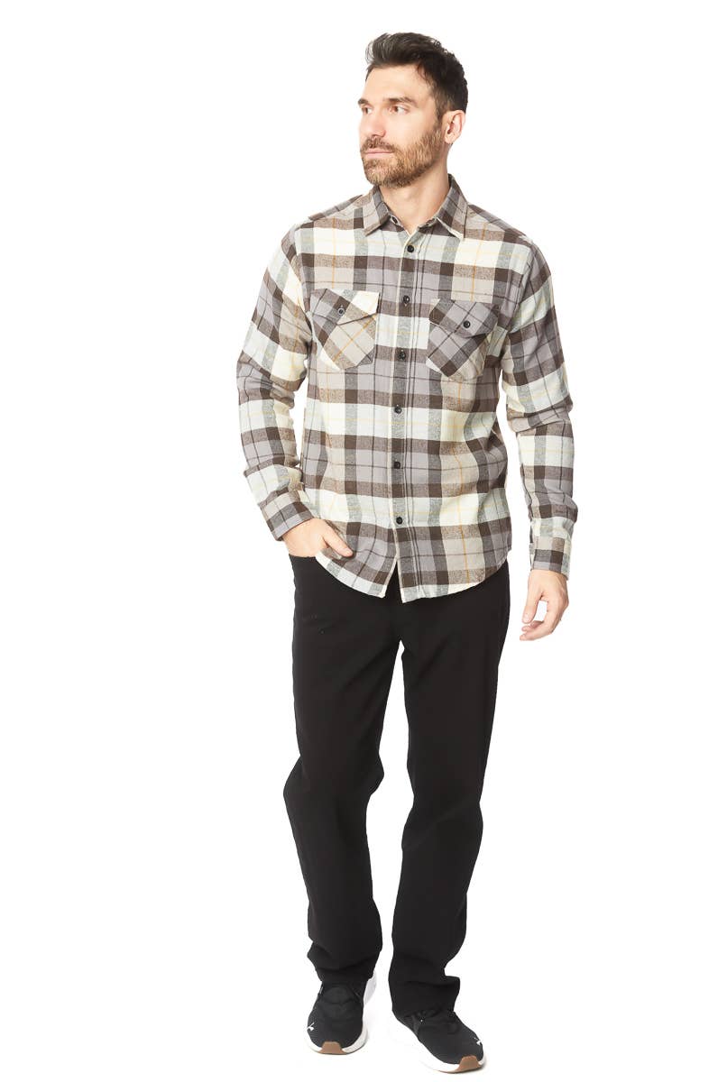 Hawks Bay Men's Flannel Long Sleeve Shirts