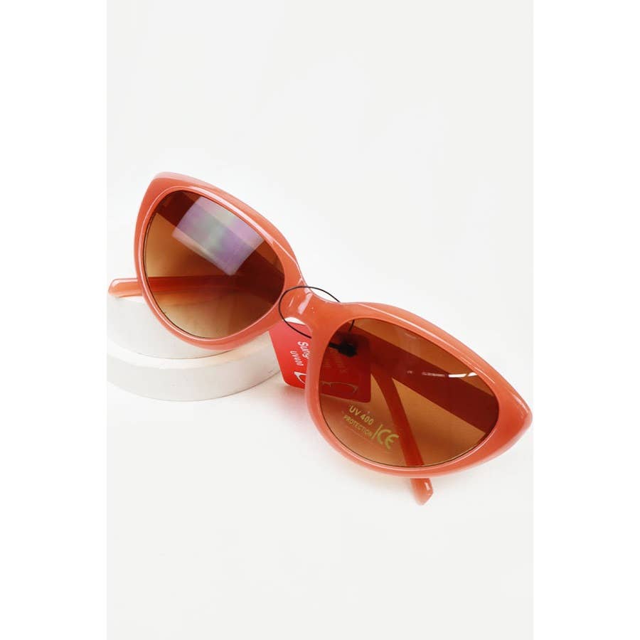 Retro Cat Eye Vintage Narrow Sunglasses