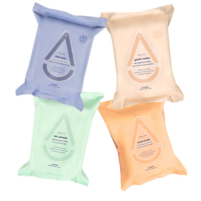 Skincare Makeup Remover Facial Wipes Multi-Pack - 4 Pk