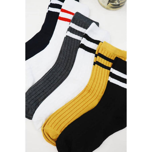 Basic Style All Year Long Striped Socks