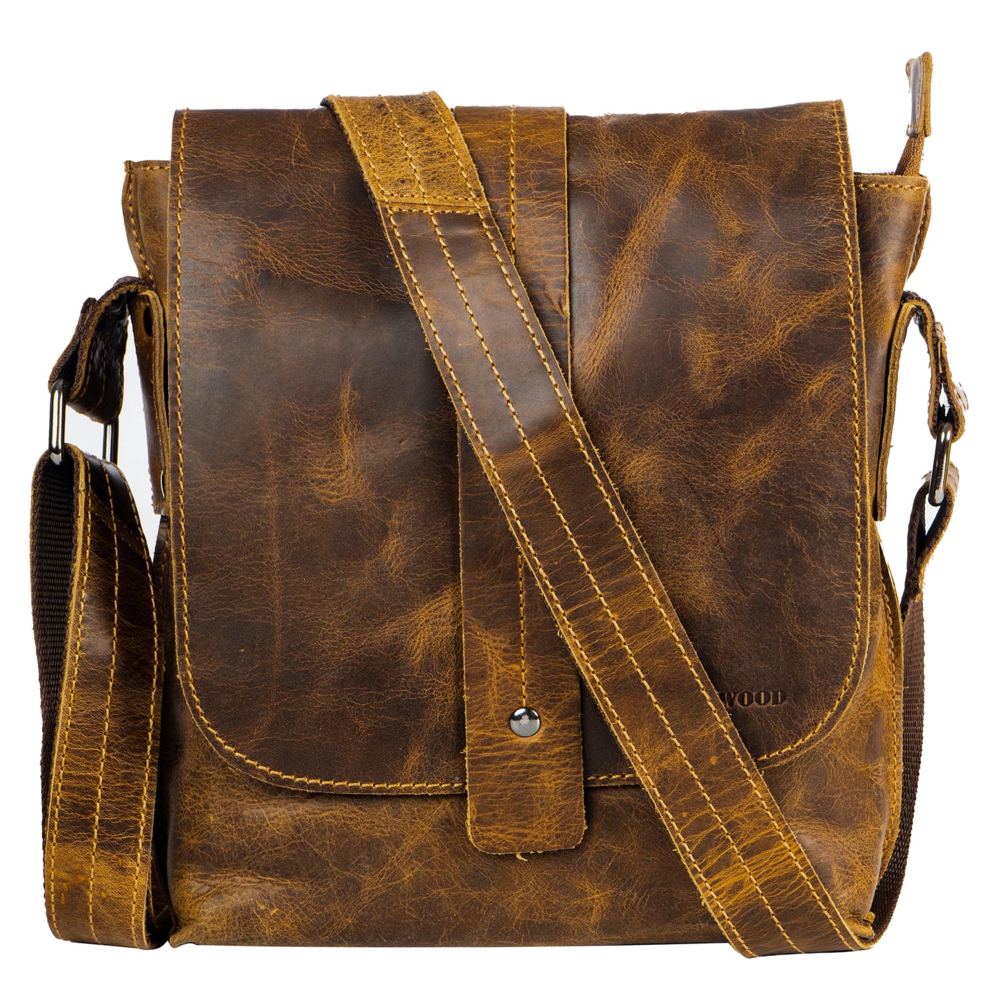 Green wood Mini Messenger Bag Henrik - Unisex -GW4955