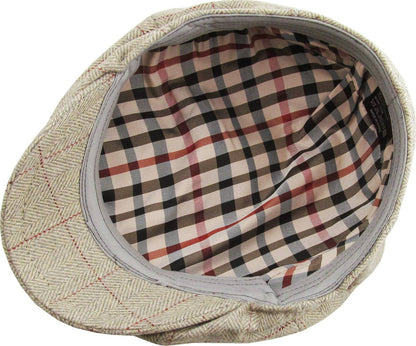 Herringbone Button Ascot