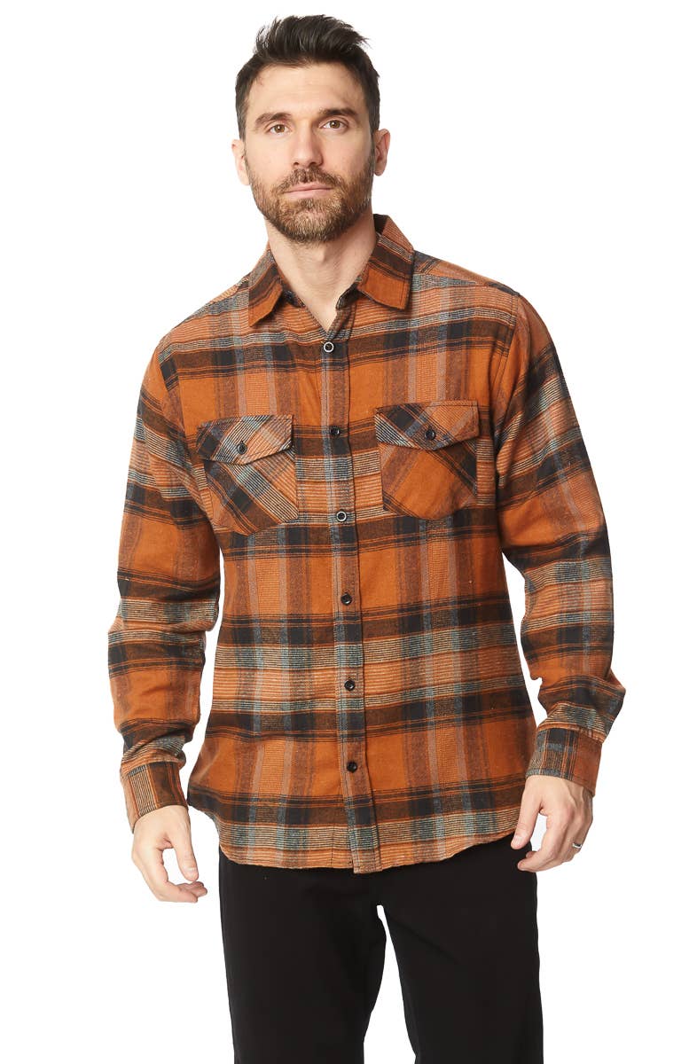 Hawks Bay Men's Flannel Long Sleeve Shirts