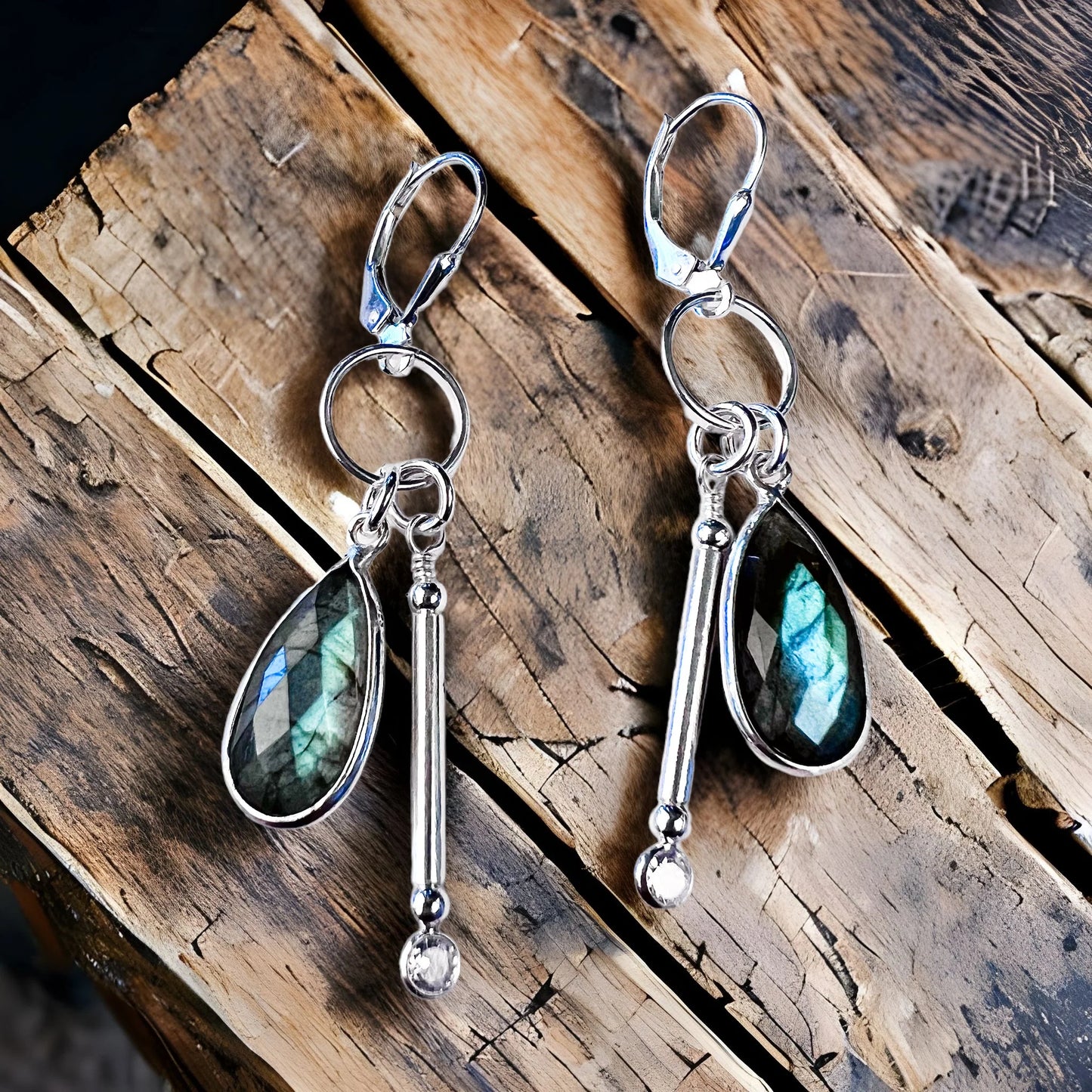 EB Design Tasha earrings labradorite