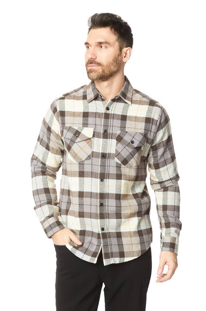 Hawks Bay Men's Flannel Long Sleeve Shirts