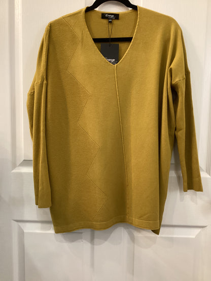 Orange fashion sweater one size