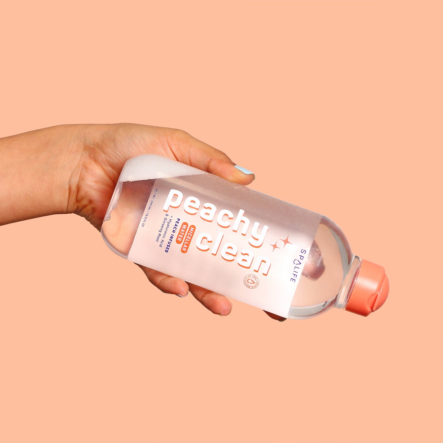 Peachy Clean Micellar Water & Hyaluronic Acid Makeup Remover