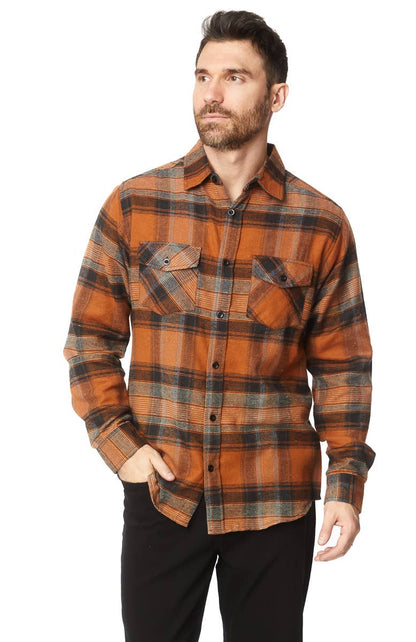 Hawks Bay Men's Flannel Long Sleeve Shirts