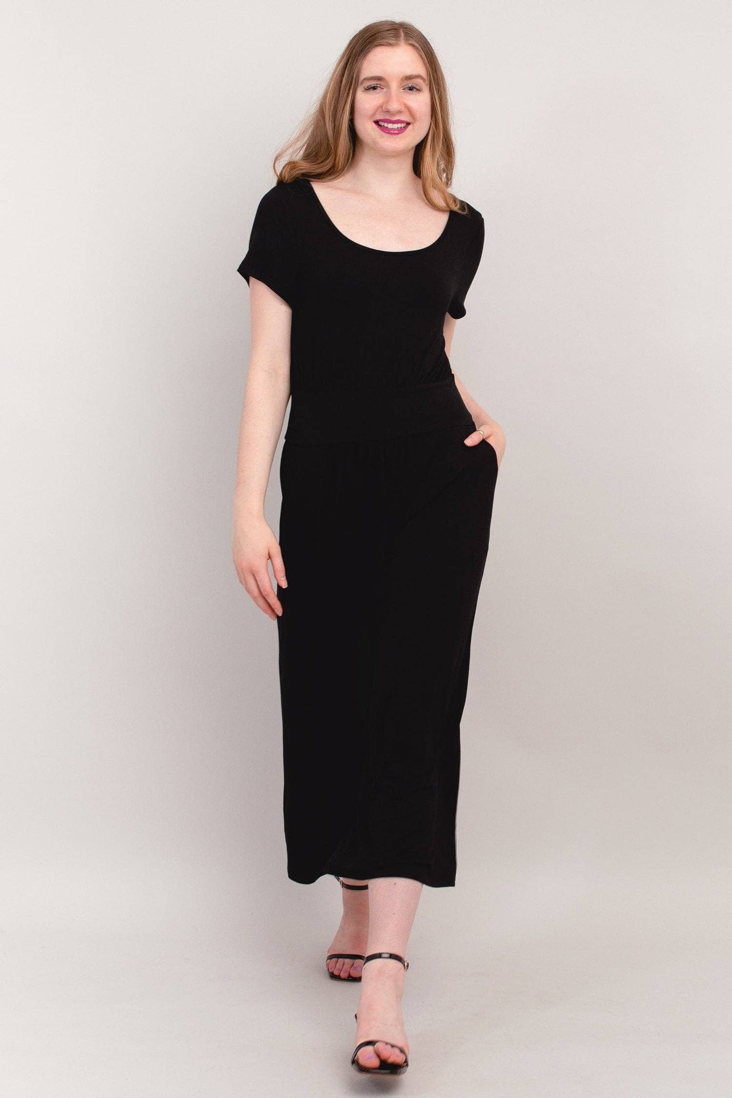 Julie Jumpsuit, Black, Bamboo