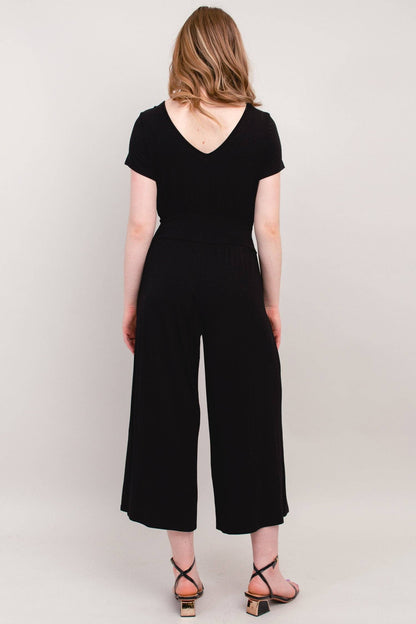 Julie Jumpsuit, Black, Bamboo