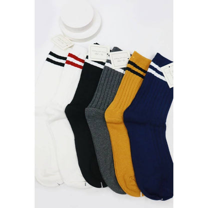 Basic Style All Year Long Striped Socks