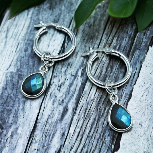 EB Alma earrings labradorite