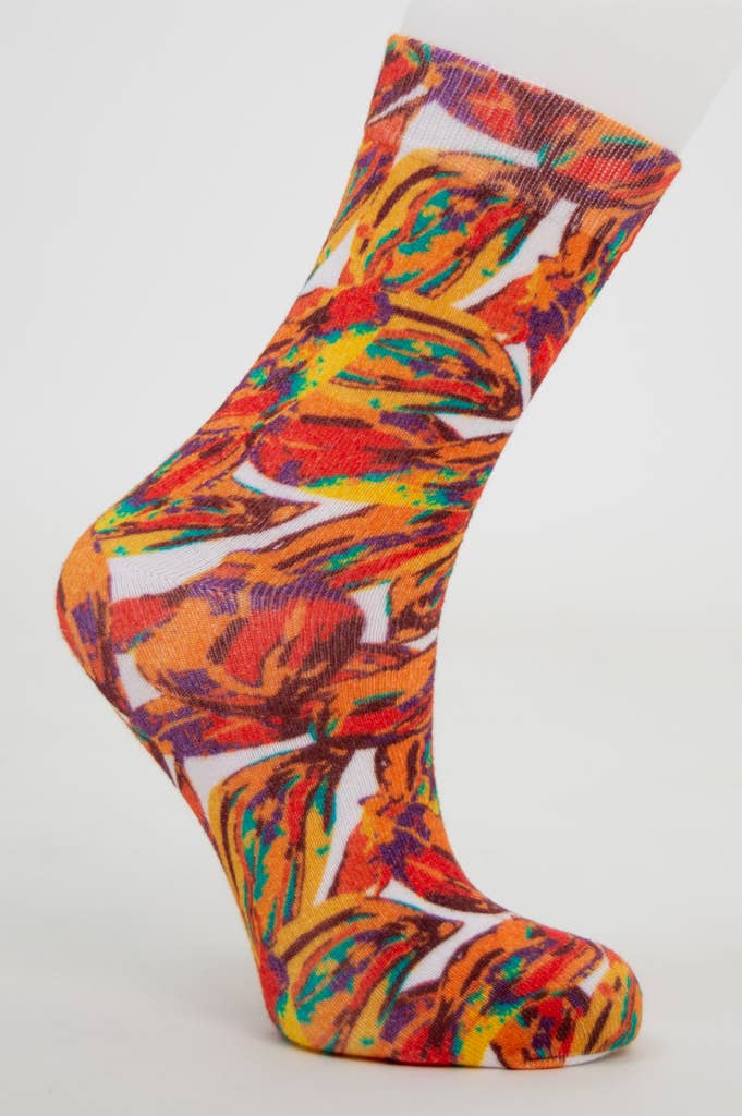 Ladies Bamboo Dress Socks, Assorted Prints