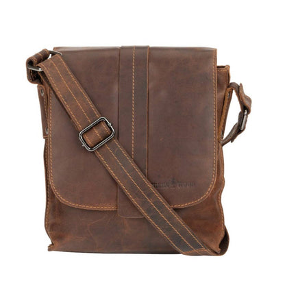 Green wood Mini Messenger Bag Henrik - Unisex -GW4955