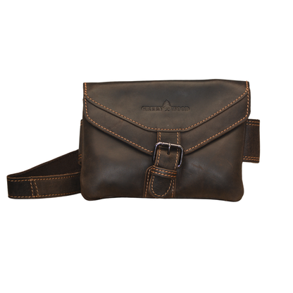 Leather Women Waist Pack Jax - Sandel