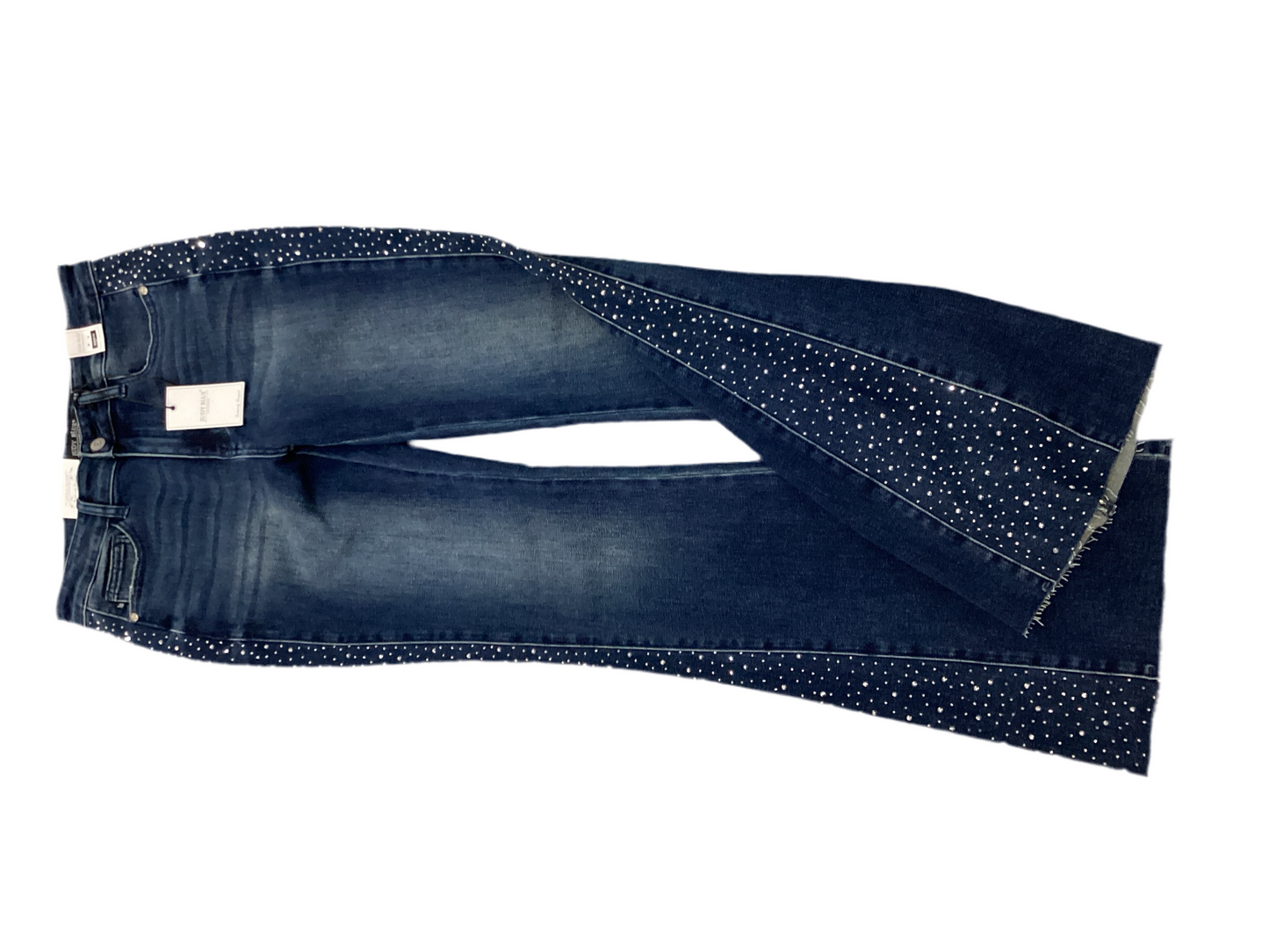 Judy blue flair leg sparkle bling Jeans