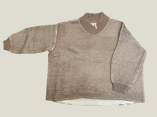 FP maisie sweater stucco combo