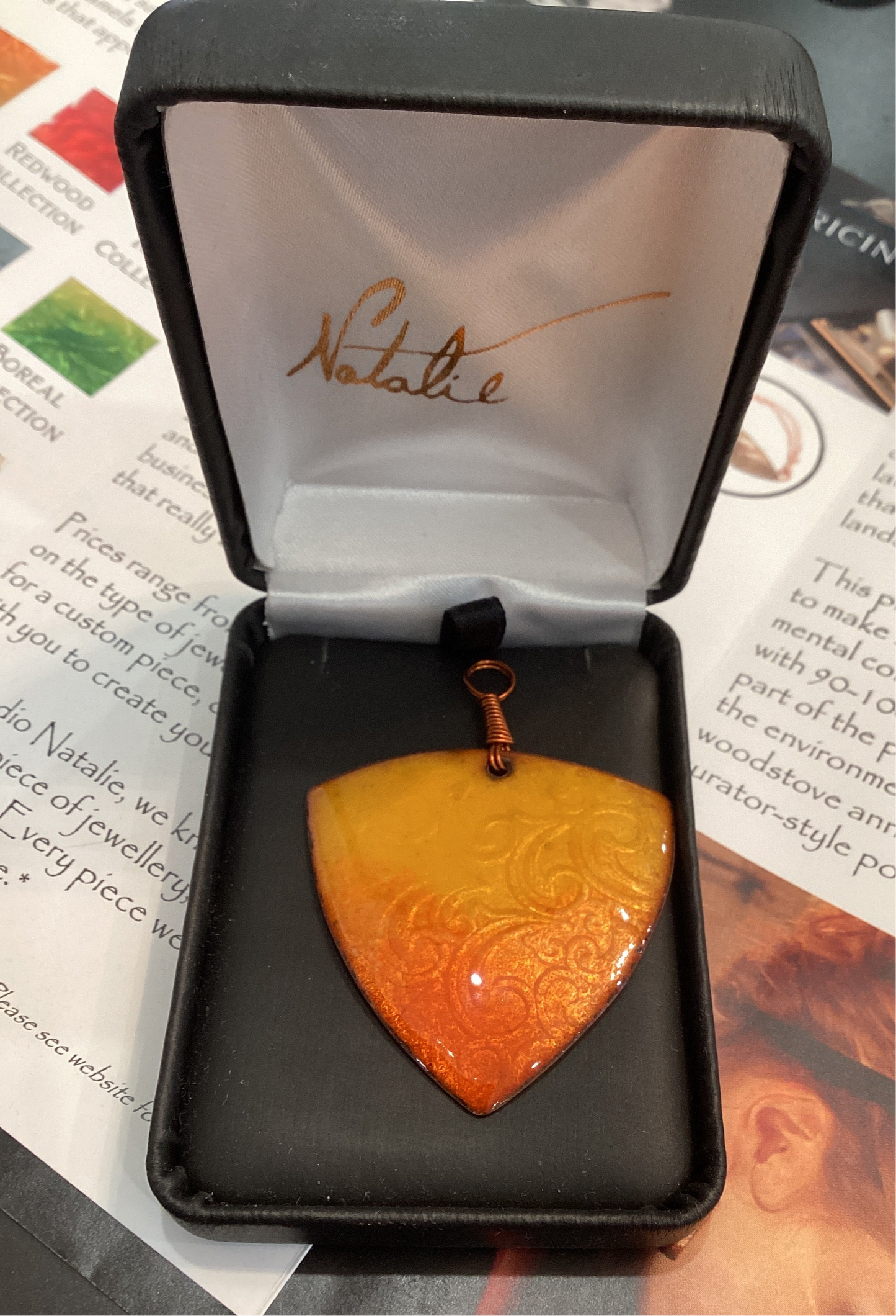 Natalie Jewellry pendent shield