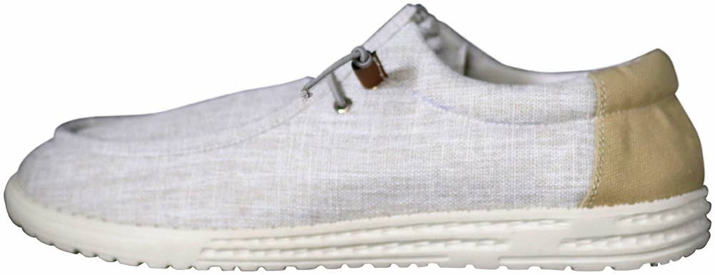 NORTY - Mens Lightweight Boat Shoe 41507 Grey Oatmeal