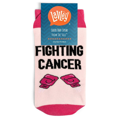 Beat Cancer Pink Socks