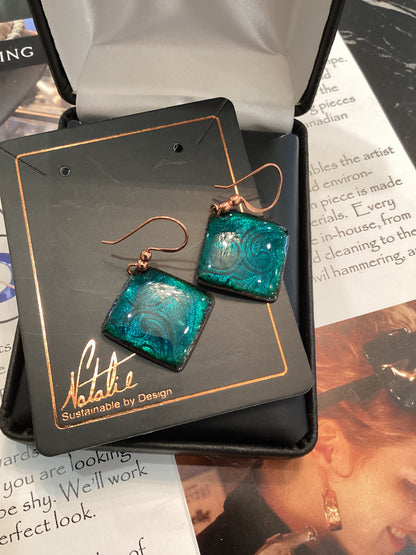 Natalie Jewellery square earrings