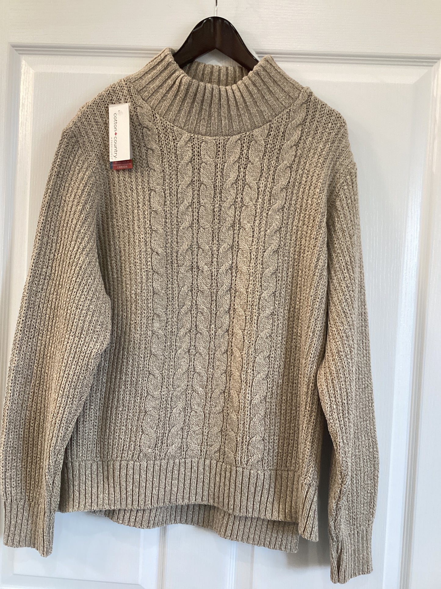 Parkhurst Cable Mock Neck