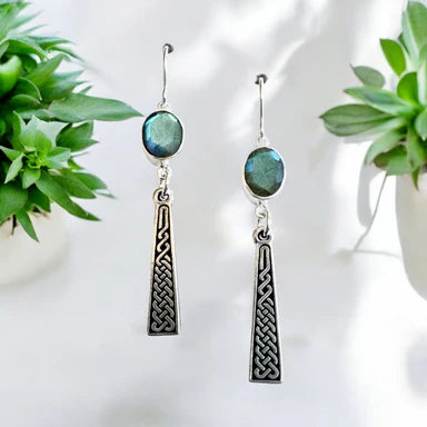 EB Design Shannon Earrings labradorite