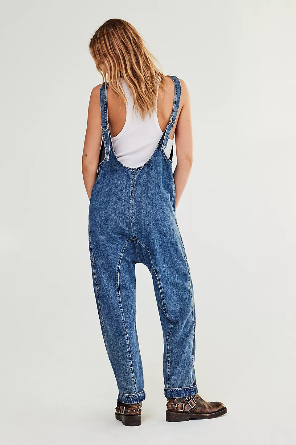 FP high roller jumpsuit sapphire blue