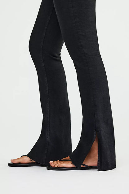 FP level up slit bootcut pants pitch black