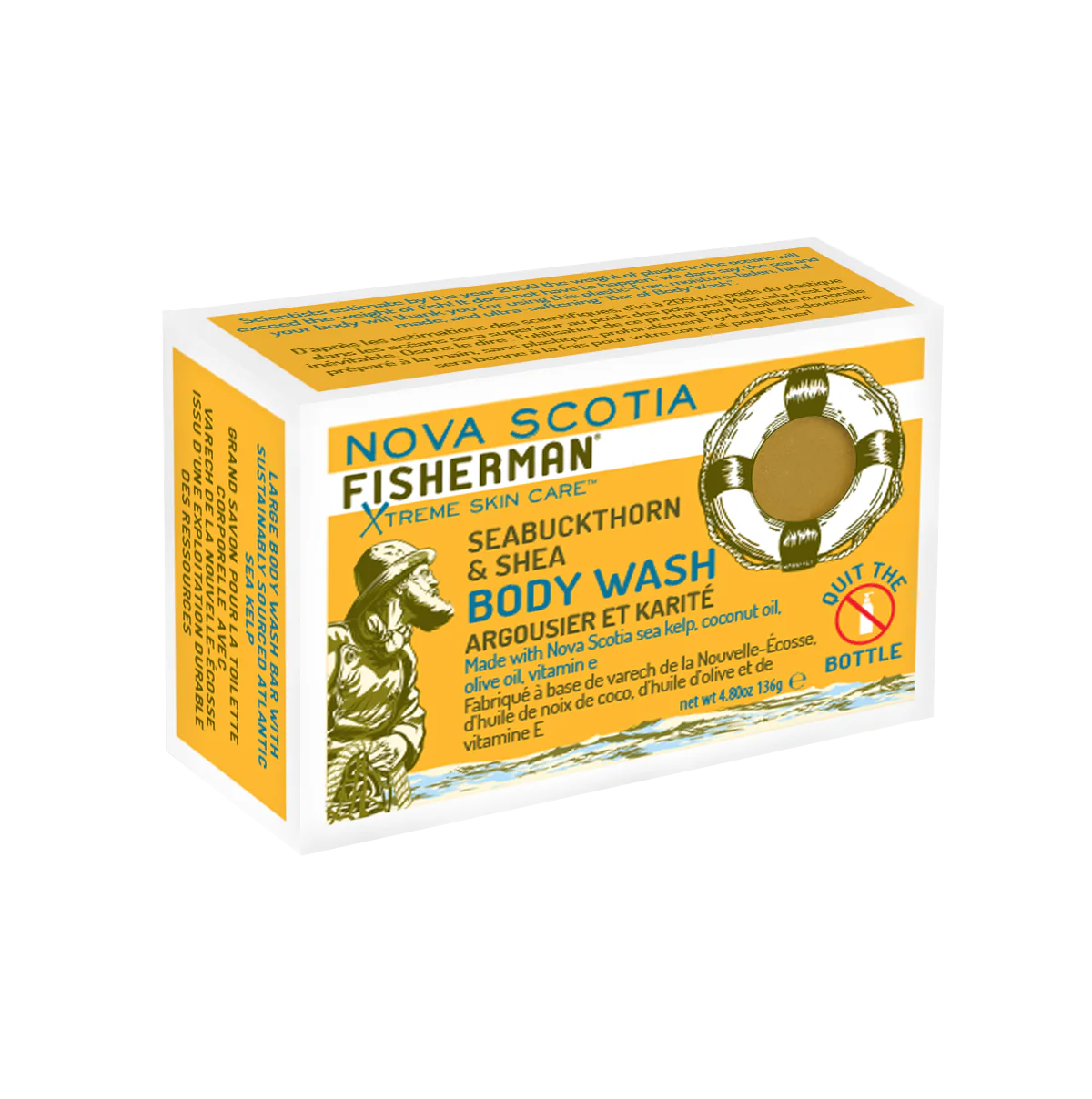 Nova Scotia Fisherman Body wash sea buckthorn & shea