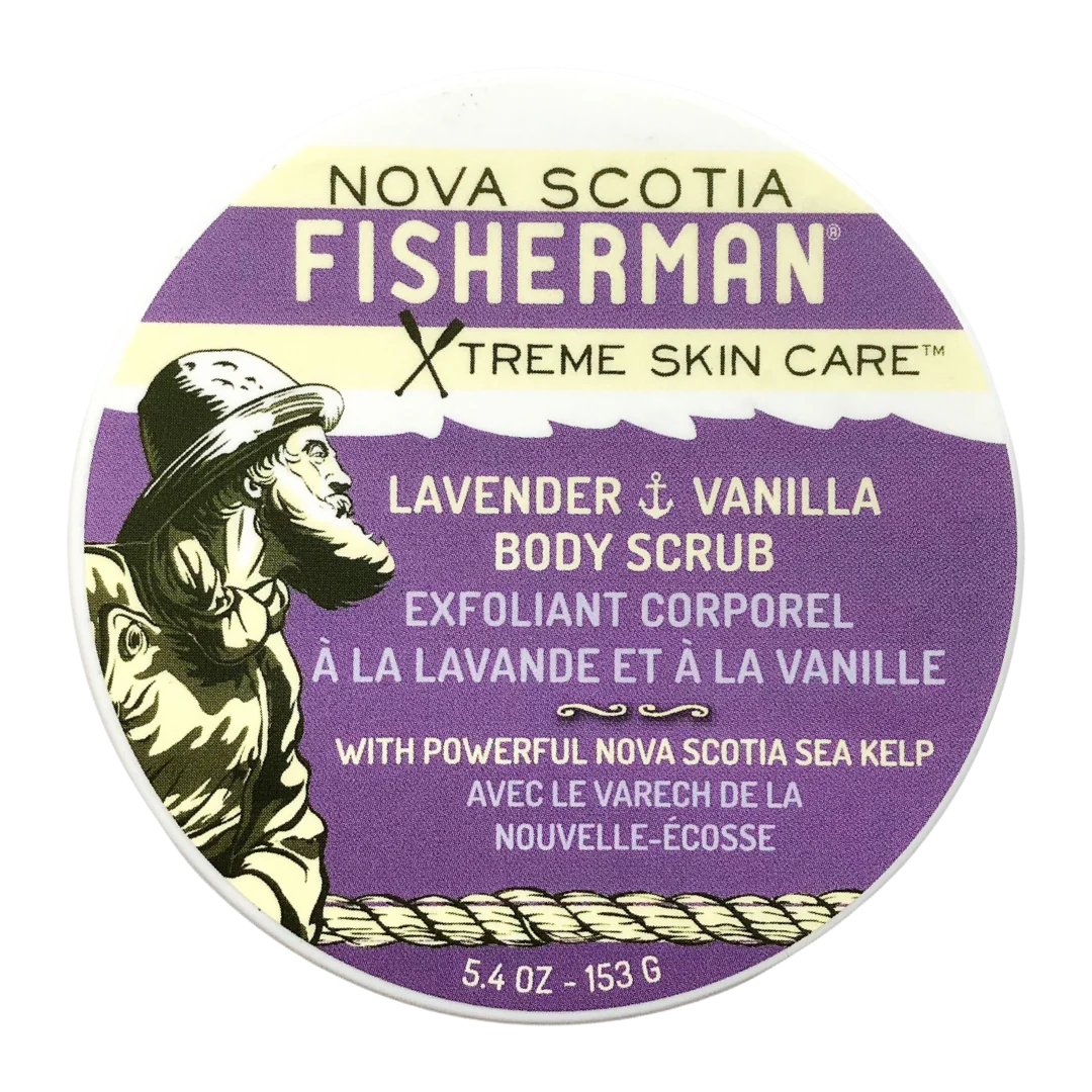 Nova Scotia fisherman body scrub lavender & vanilla