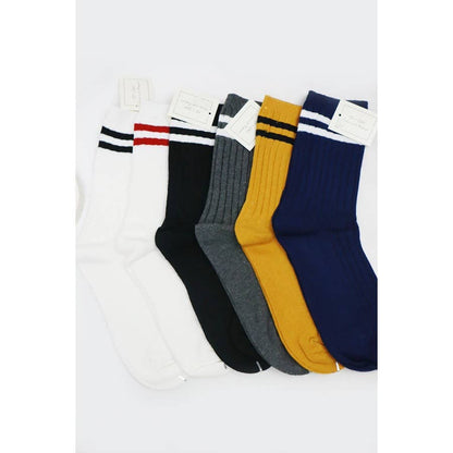 Basic Style All Year Long Striped Socks