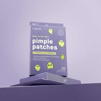 Glow in the Dark Ghosts Family Hydrocolloid Pimple Patches