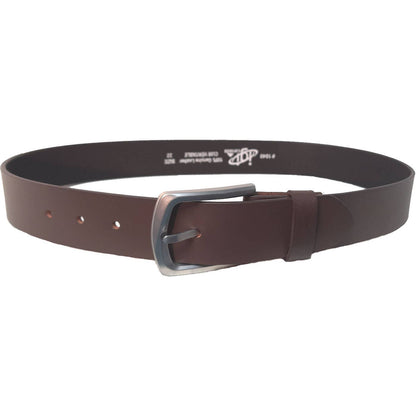 GENUINE LEATHER PLAIN BELT40MM BLACK AND BROWN #1040