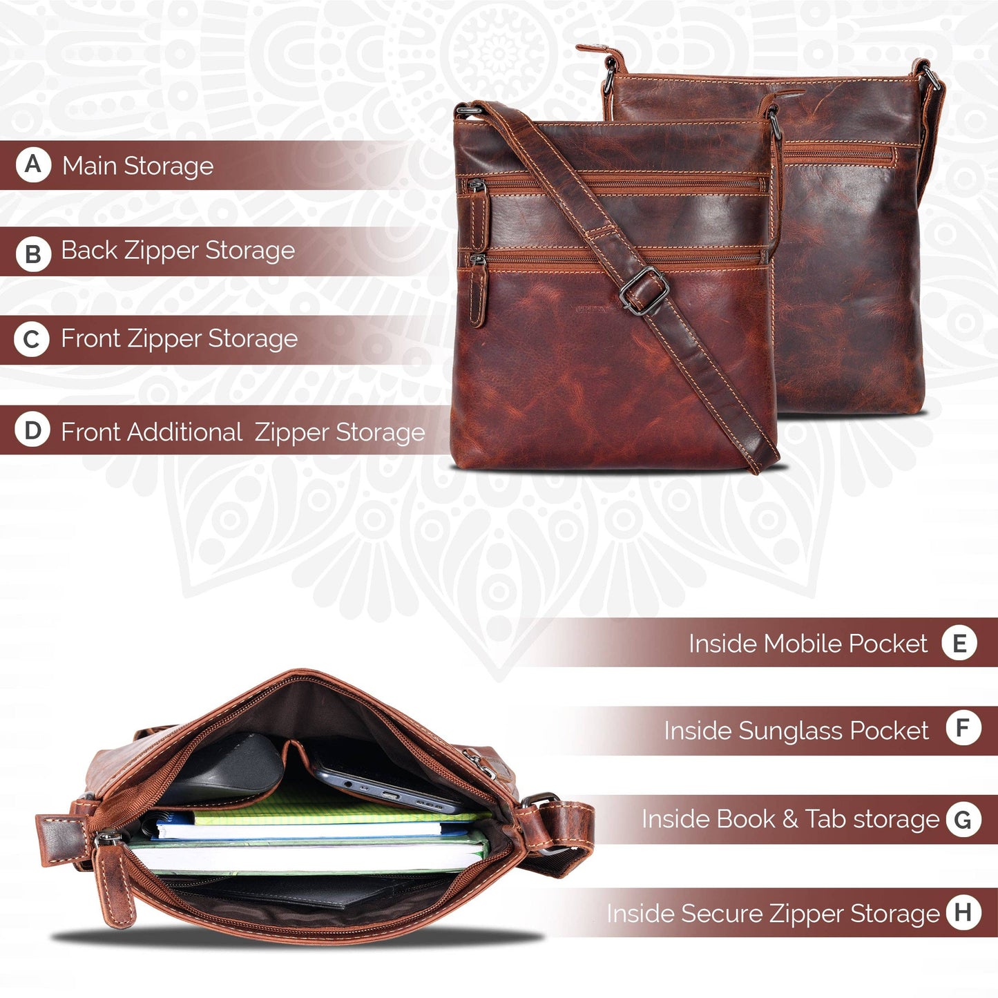 Leather Crossbody Purse