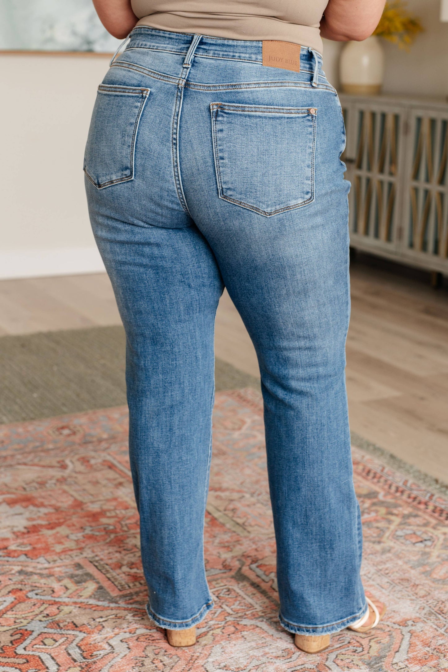 Judy Blue Mid Rise Vintage Bootcut Jeans