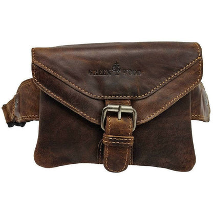 Leather Women Waist Pack Jax - Sandel