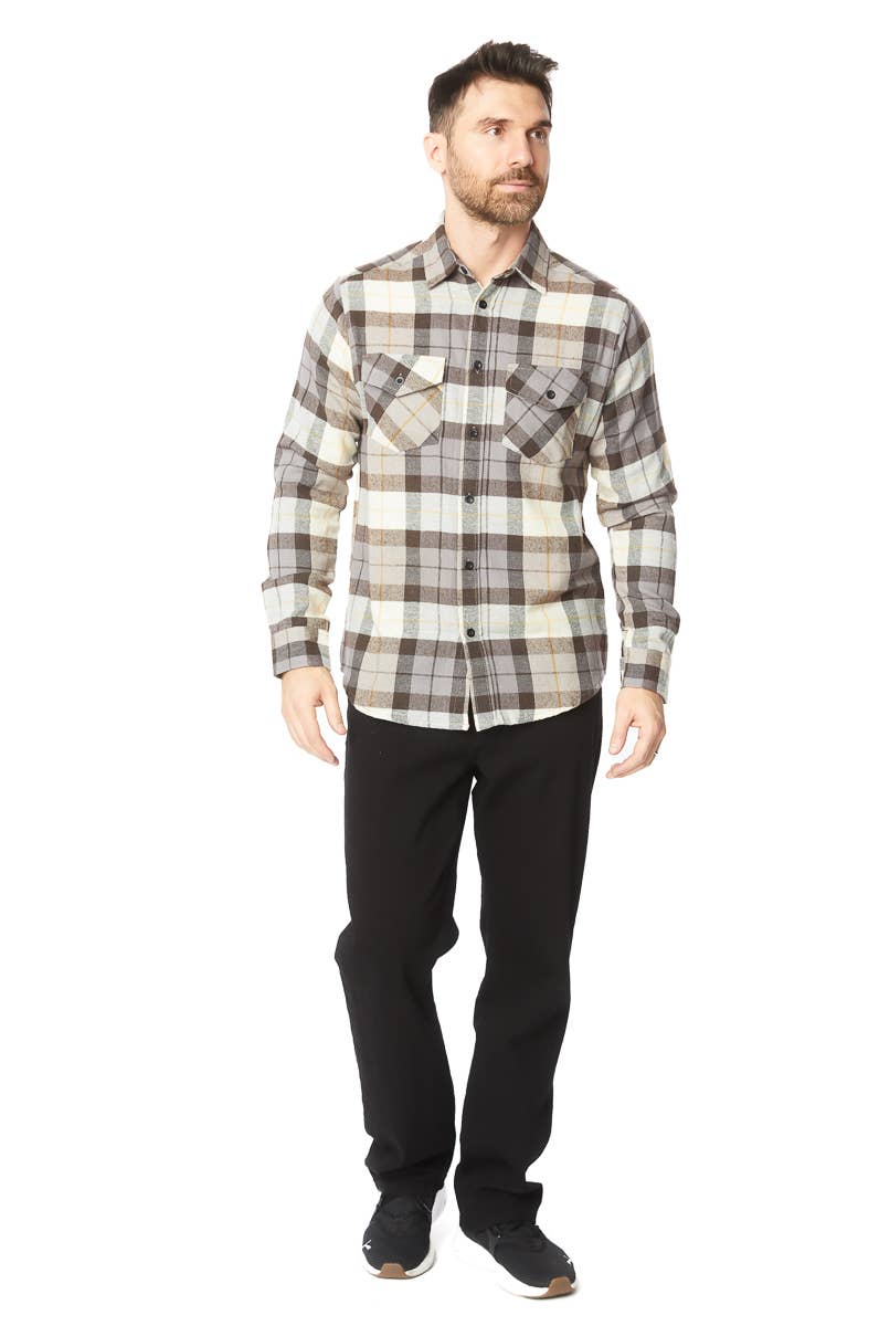 Hawks Bay Men's Flannel Long Sleeve Shirts