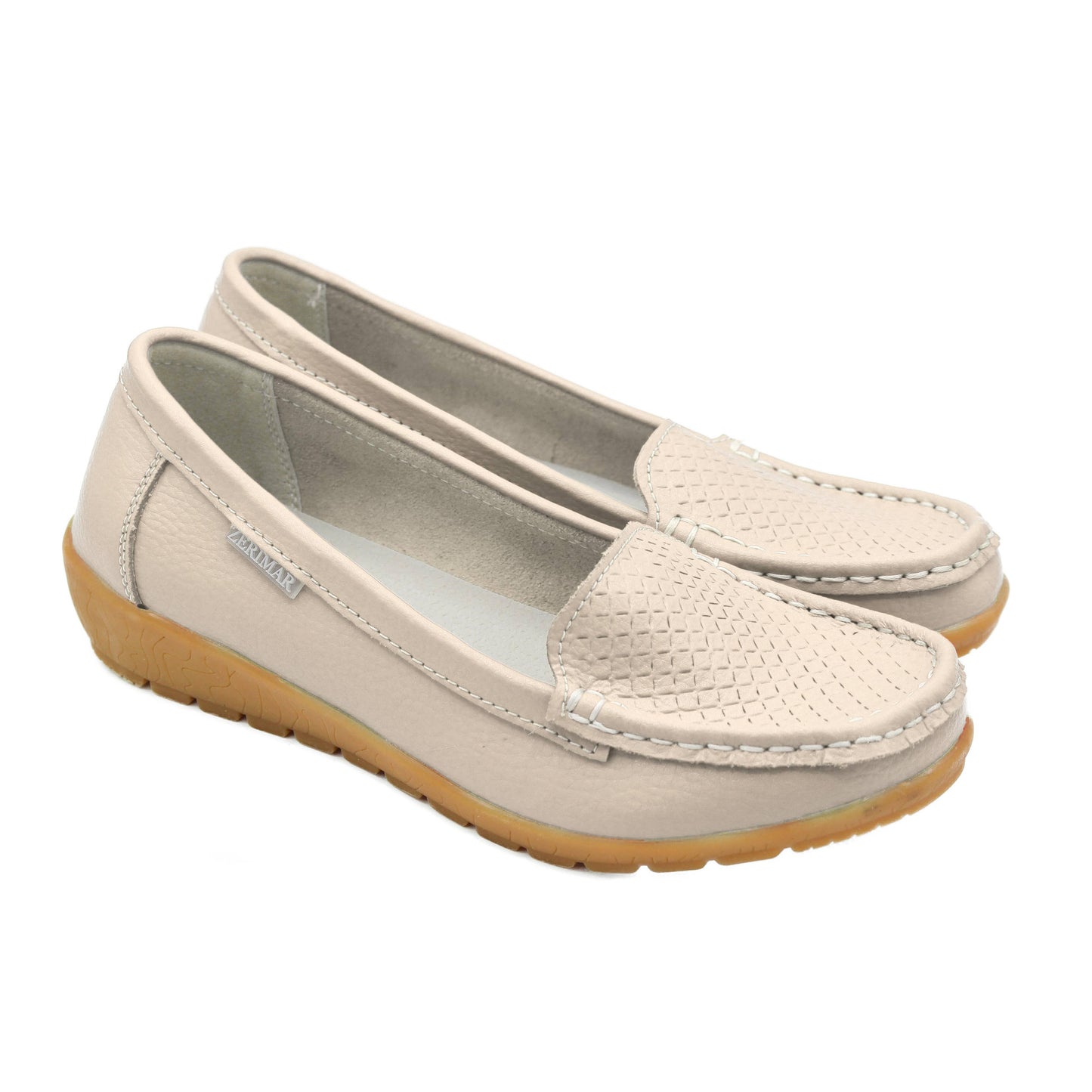 Women's moccasins leather shoes comfort sole