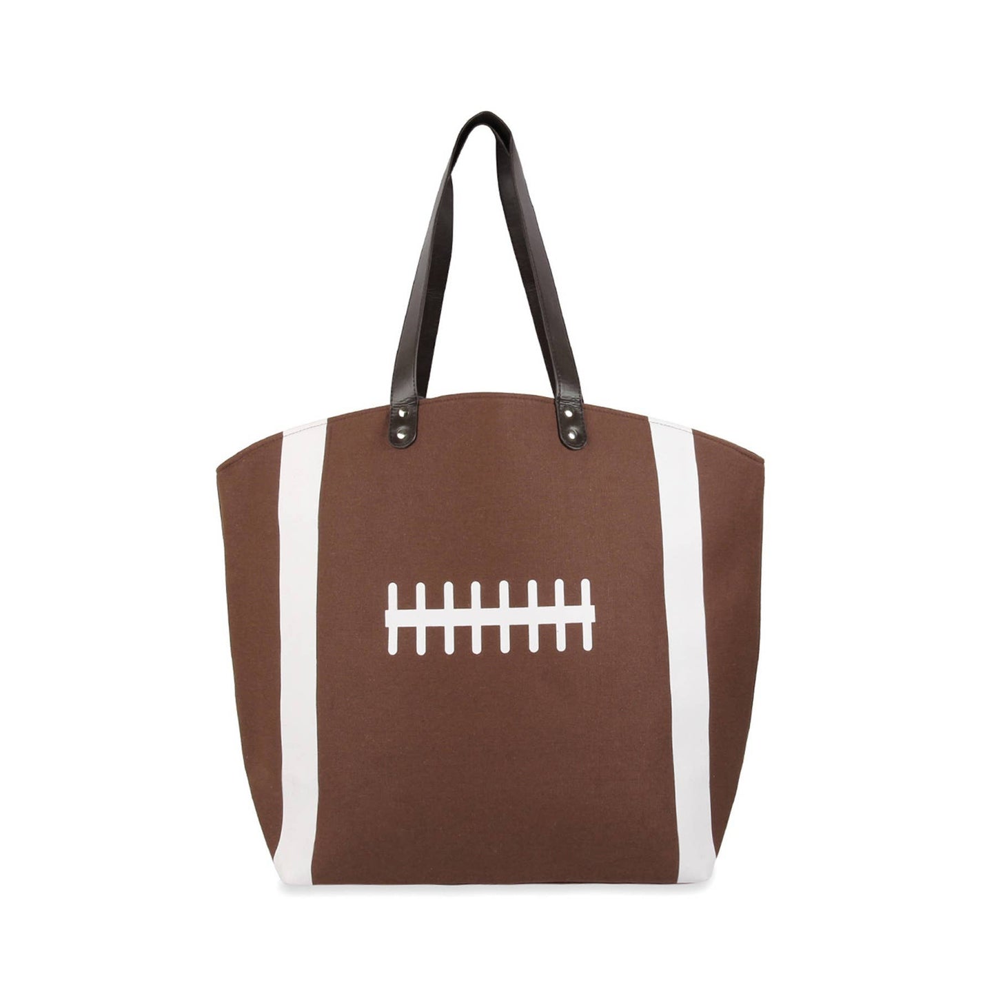 SPORTS BALL LEATHER TOTE BAG