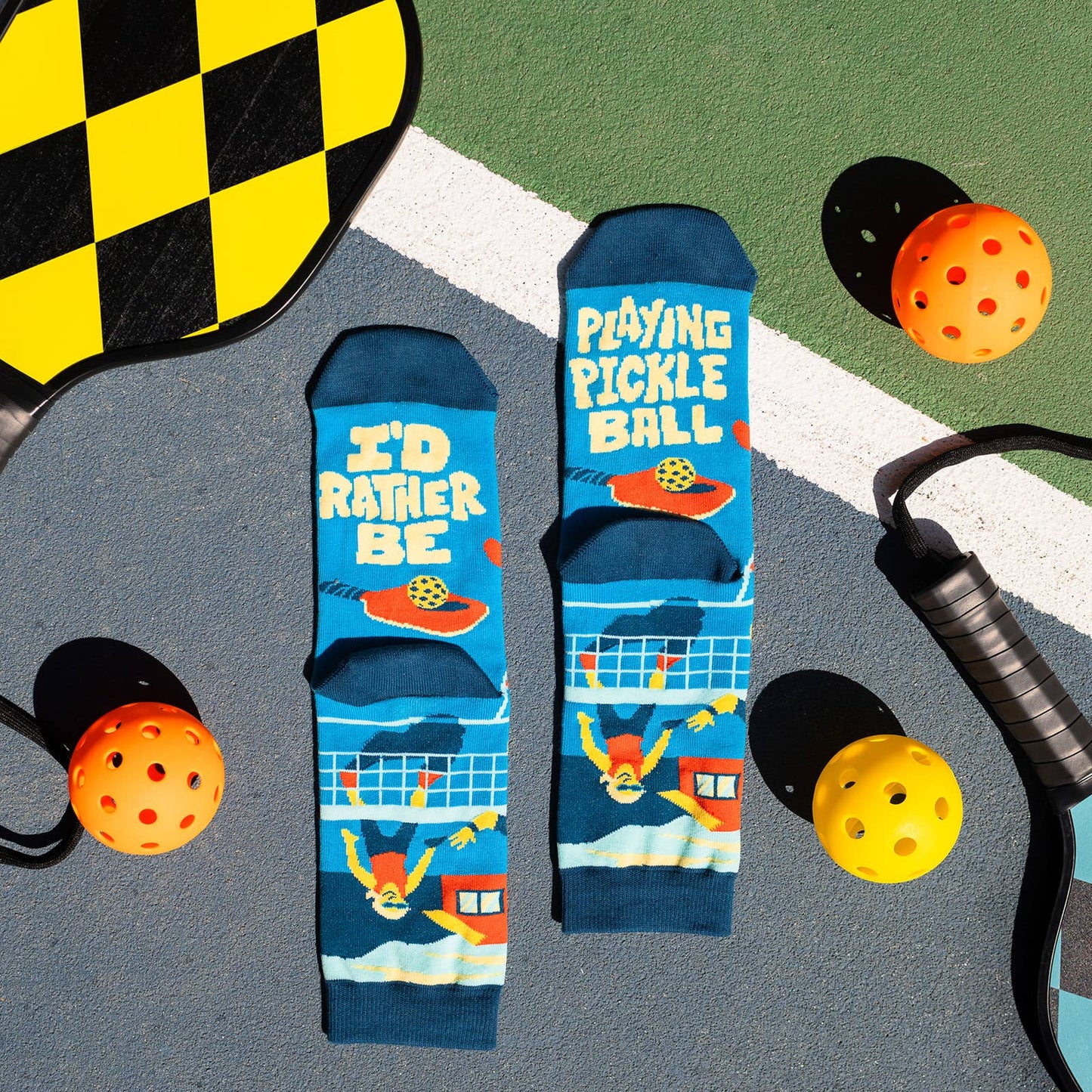 I'd Rather Be Playing Pickleball Socks