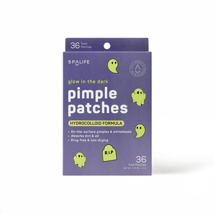 Glow in the Dark Ghosts Family Hydrocolloid Pimple Patches