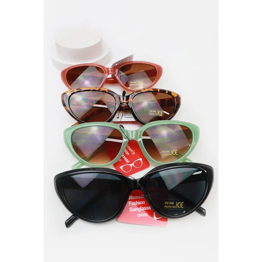 Retro Cat Eye Vintage Narrow Sunglasses