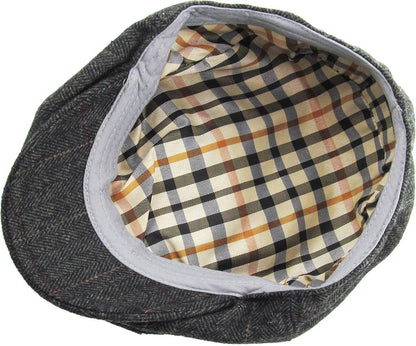 Herringbone Button Ascot